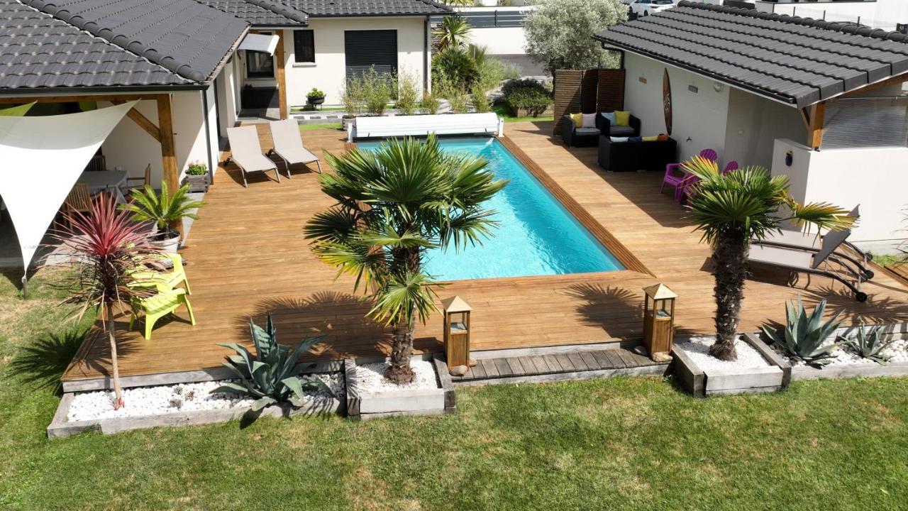 Chambre D'Hotes Les Iris A Mios Sur Le Bassin D'Arcachon Luaran gambar