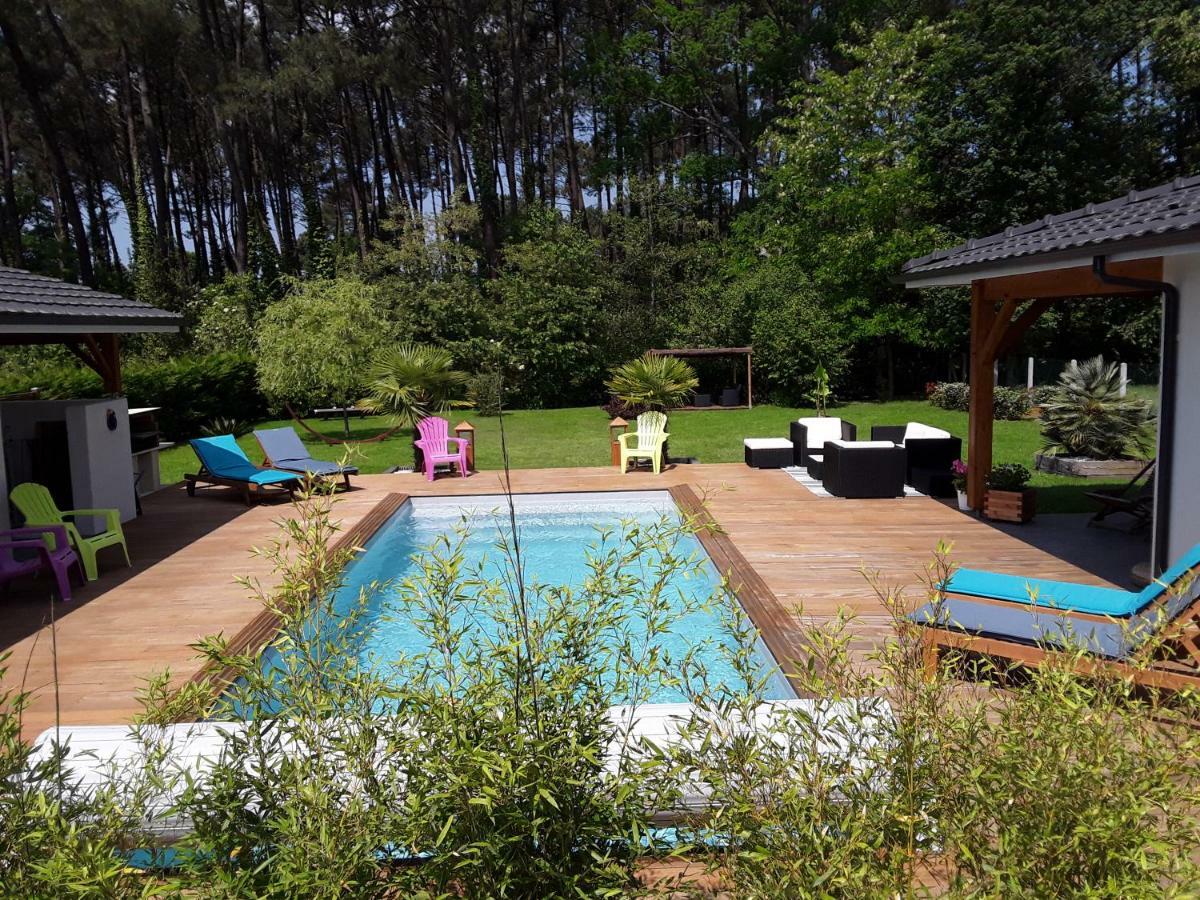 Chambre D'Hotes Les Iris A Mios Sur Le Bassin D'Arcachon Luaran gambar